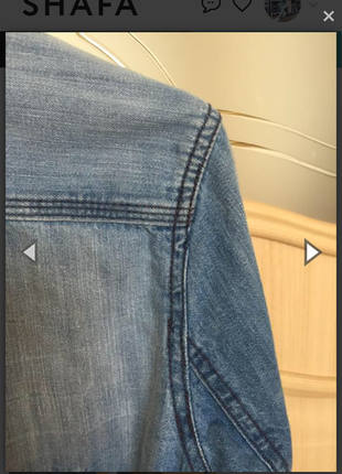 Класна сорочка джинс плотна на хс -с3 фото