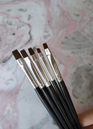 Пензель для гелю, гель-лаку, дизайну