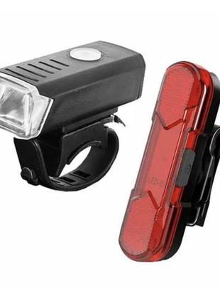 Велофара bsk-hy027-xpg, stop-5smd(red)