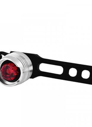 Задний фонарь габарит ruby diamond stop, алюминиевый корпус, серый (waterproof, 2хcr2032)