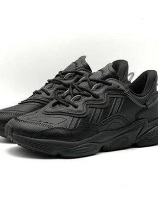 Мужские кроссовки adidas (адидас) ozweego black, кеды мужские черные. мужская обувь2 фото