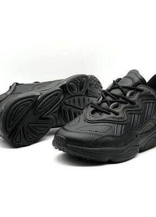 Мужские кроссовки adidas (адидас) ozweego black, кеды мужские черные. мужская обувь9 фото