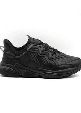 Мужские кроссовки adidas (адидас) ozweego black, кеды мужские черные. мужская обувь6 фото