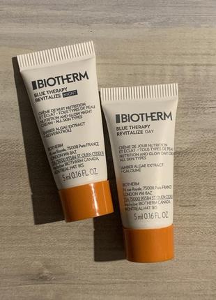 Biotherm blue therapy amber algae revitalize денний відновлюючий крем