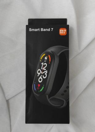 Фитнес браслет/ смарт часы/ спортивные часы/smart band 7/ m7 black /умные часы /здоровье/ пульсометр /шагометр/ трекер сна bluetooth