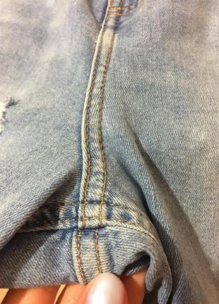 Джинсы topshop moto bleach super-rip jamie jeans w30 l3210 фото
