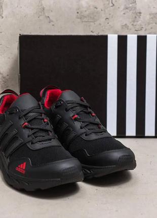 Чоловічі літні кросівки сітка adidas (адідас) climacool, текстильні кеди чорні, чоловіче взуття10 фото
