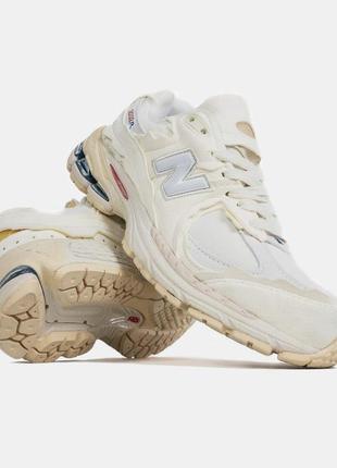 Жіночі повсякденні кросівки new balance nb 2002r sea salt cream, жіночі кеди нью беленс, жіноче взуття