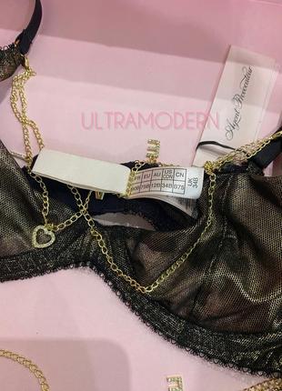 Очень красивый комплект белья agent provocateur 34b/75b, 34c/75c, 34d/75d,  трусики 2/s, 3/m4 фото