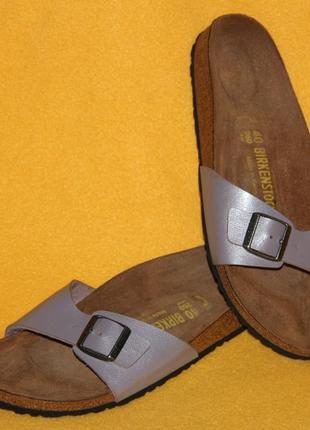 Босоножки, вьетнамки, шлёпанцы birkenstock р.39-40 стелька 25,5-26 см2 фото