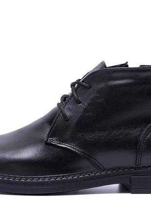Мужские  зимние кожаные ботинки из натуральной кожи vankristi, сапоги, кроссовки черные, спортивные ботинки4 фото