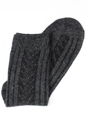 Темно-сірі шкарпетки з верблюжої вовни розмір 41-472 фото