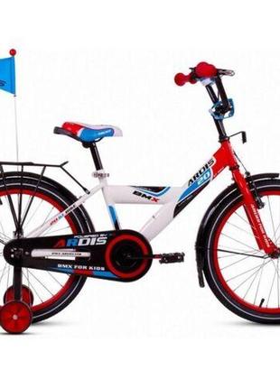 Велосипед ardis 16 gt bike бело-сине-красный глянец