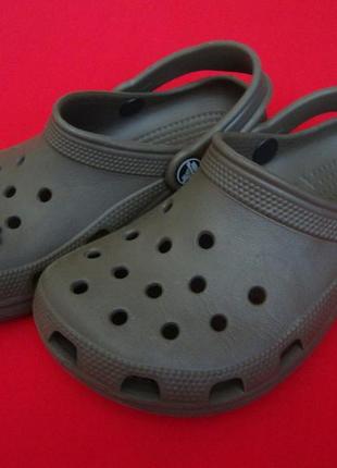 Сандалии crocs оригинал brown 30-31 размер2 фото