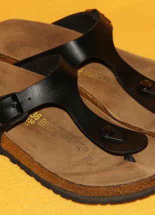 Босоніжки, в'єтнамки, шльопанці birkenstock р. 36 устілка 23 см1 фото