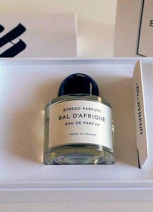 Byredo bal d'afrique, унісекс, ніша, 100 мл, парфумована вода