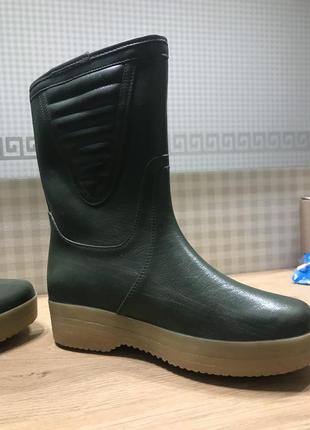 Сапоги резиновые италия на утеплителе 38р