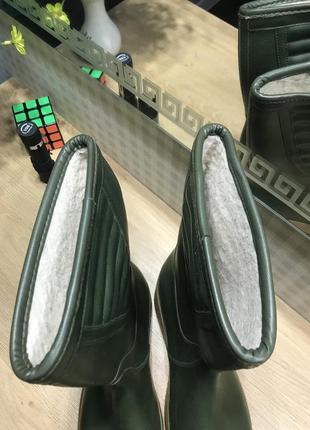 Сапоги резиновые италия на утеплителе 38р