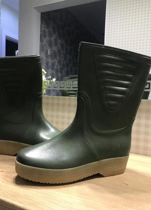 Сапоги резиновые италия на утеплителе 38р