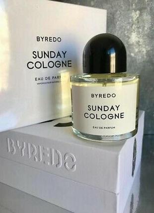 Byredo sunday cologne,100 мл, ниша,парфюмированная вода