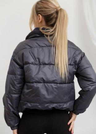 Куртка жіноча демісезонна, колір графіт, 131r30664 фото