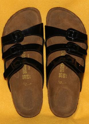 Босоножки, вьетнамки, шлёпанцы birkenstock р.38 стелька 24,5 см5 фото