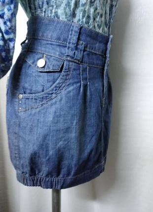 Оригинальная легкая брендовая джинсовая юбочка 💎