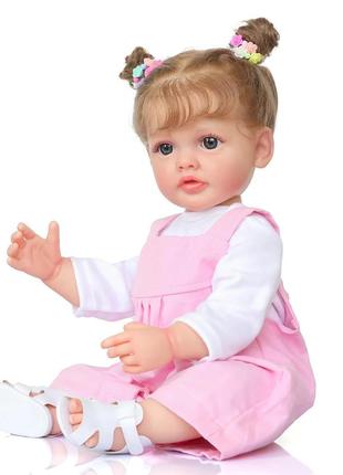 Вінілова колекційна оригінал лялька реборн reborn дівчинка лілі3 фото
