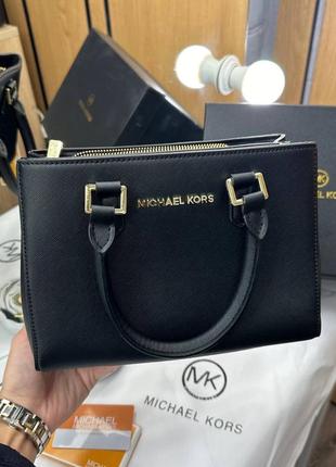 Женская сумка michael kors black люкс качество