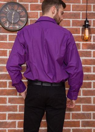 Рубашка мужская в полоску, цвет светло-фиолетовый, 131r1510134 фото