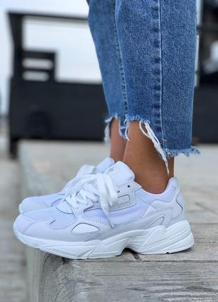 Кроссовки adidas falcon white кросівки4 фото