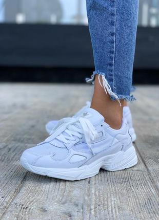 Кроссовки adidas falcon white кросівки3 фото