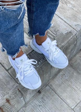 Кроссовки adidas falcon white кросівки5 фото