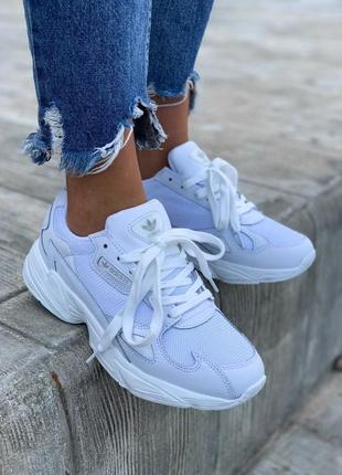 Кроссовки adidas falcon white кросівки6 фото