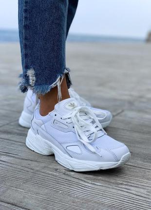 Кроссовки adidas falcon white кросівки10 фото