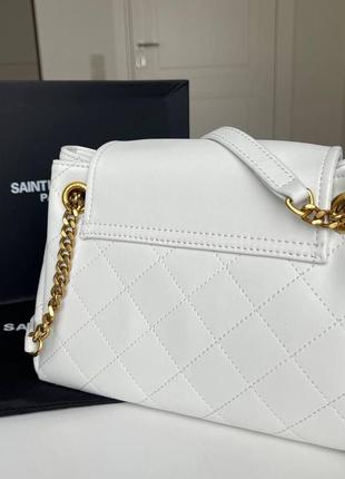 Женская сумка yves saint laurent white люкс качество3 фото