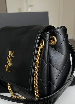Женская сумка yves saint laurent black люкс качество2 фото