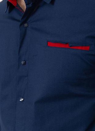 Рубашка мужская классическая, цвет сине-красный, 214r70505 фото