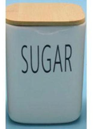 Банка для сахара glossy square 600мл 10.5*10.5*14см mc4062-s