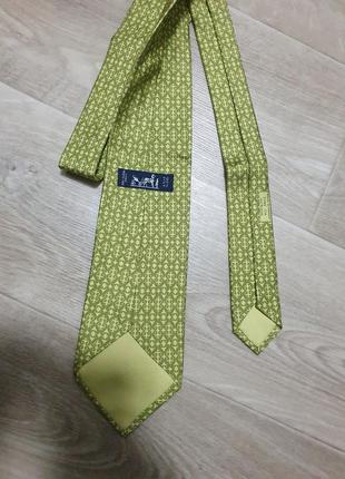 Шёлковый галстук hermes5 фото