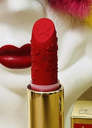 Оригінал estee lauder pure color starlet red помада для губ матуючий ефект2 фото