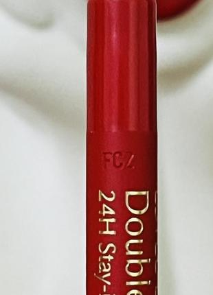 Оригінал estée lauder double wear 24h stay-in-place lip liner стійкий олівець для губ 018 red3 фото