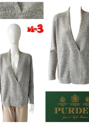 ♥️1+1=3♥️ purdey женский пуловер из шерстяной смеси