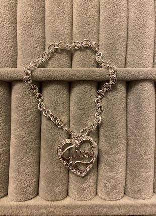Браслет guess, посрібнений, 19 см