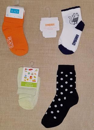 6 пар шкарпеток на дівчинку на всі випадки життя - gymboree, next, сhildrensplace та ін.