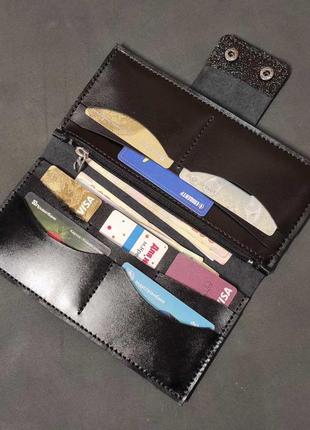 Жіночий шкіряний гаманець, ручна робота!