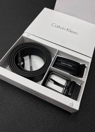 Мужской кожаный ремень calvin klein7 фото