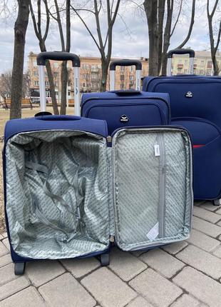 Качественные чемоданчики на 2 колеса,от польского производителя, тканые чемоданчики,дорожня сумка3 фото