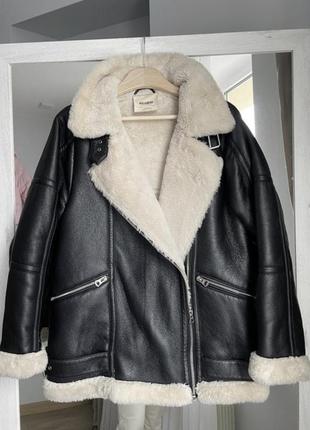 Дубленка pull & bear