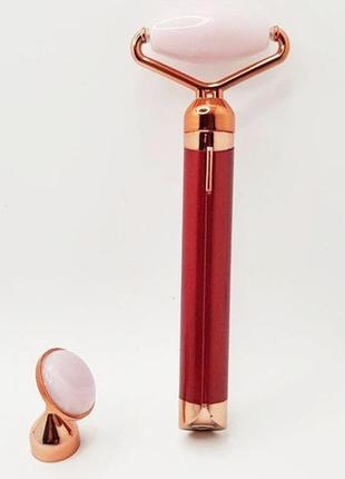 Масажер ролик / електричний / facial roller massager. cx-415 колір: червоний